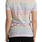 Chic White Logo Tee with Italian Flair
