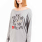 Gray Cotton Women Top