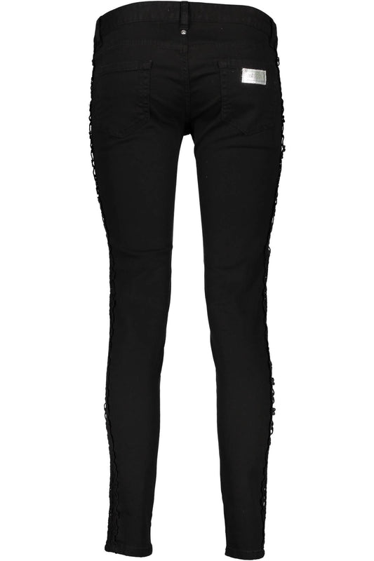 Black Cotton Women Jeans