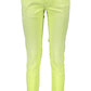 Yellow Cotton Women Jeans