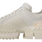 Sleek Super King White Leather Sneakers