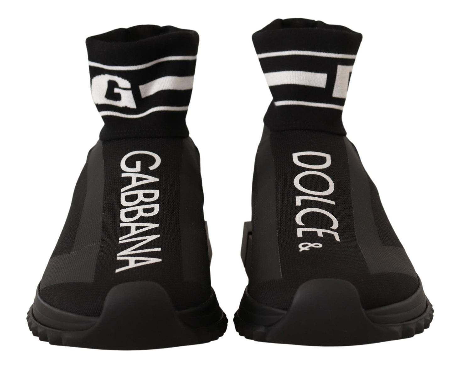 Elegant Black Silk-Blend Sneakers