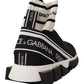 Chic Sock-Style Sneakers in Monochrome