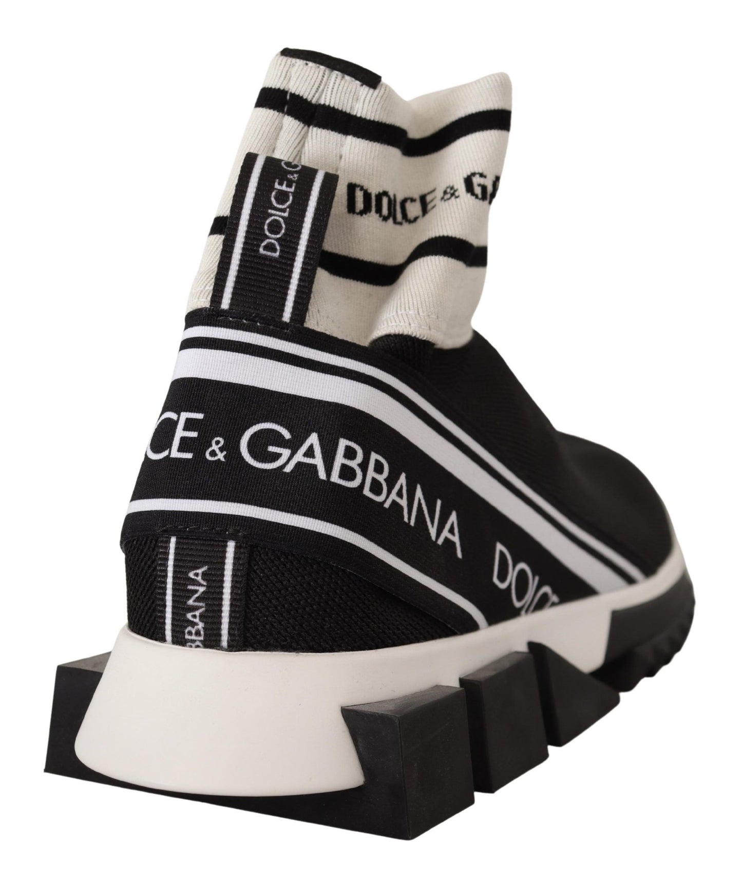 Chic Sock-Style Sneakers in Monochrome