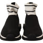 Chic Sock-Style Sneakers in Monochrome