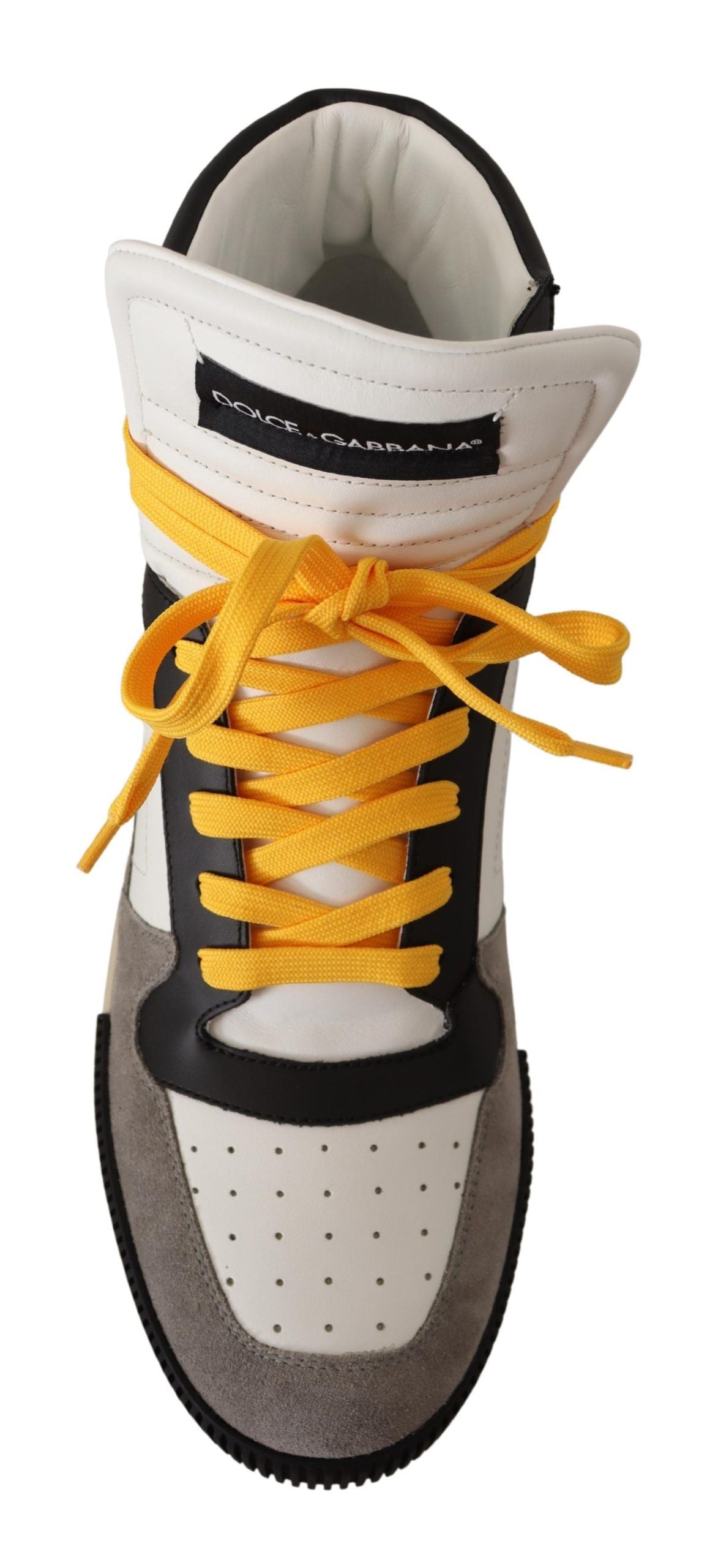 Multicolor High Top Leather Sneakers