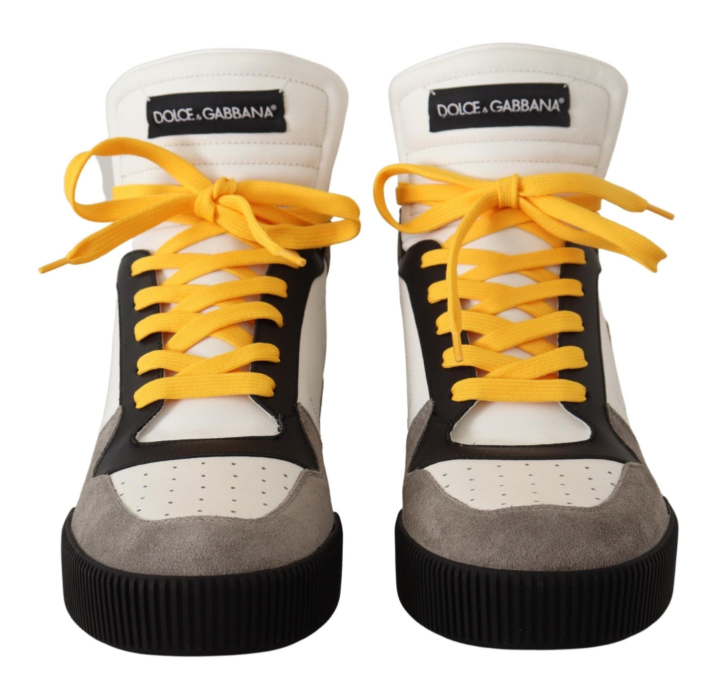 Multicolor High Top Leather Sneakers