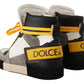 Multicolor High Top Leather Sneakers