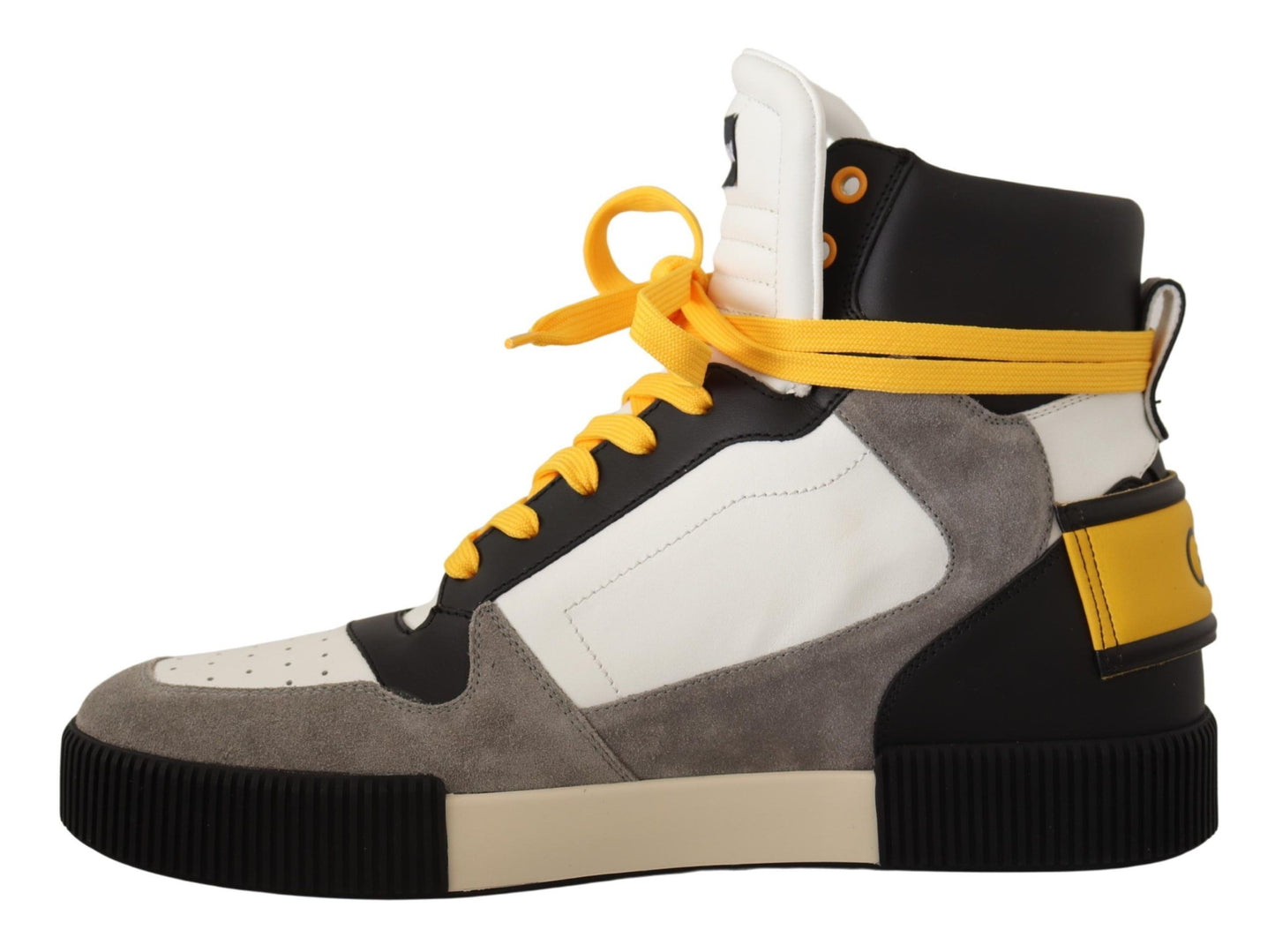 Multicolor High Top Leather Sneakers