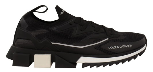 Elegant Black Casual Sport Sneakers