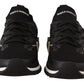Elegant Black Casual Sport Sneakers
