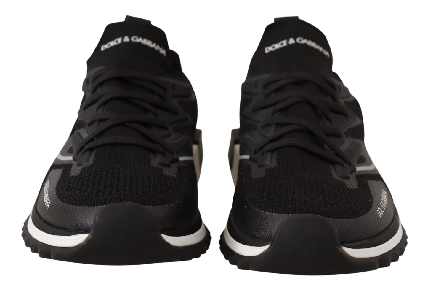 Elegant Black Casual Sport Sneakers