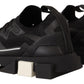 Elegant Black Casual Sport Sneakers