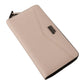Elegant Mauve Leather Wallet - Secure & Stylish