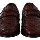 Exotic Croc Leather Bordeaux Loafers