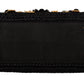 Elegant Black Gold Detail Shoulder Bag