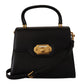 Elegant Black Leather Hand Shoulder Bag