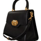 Elegant Black Leather Hand Shoulder Bag