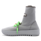 Gray Polyamide Men Sneaker