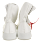 White Polyurethane Men Sneaker