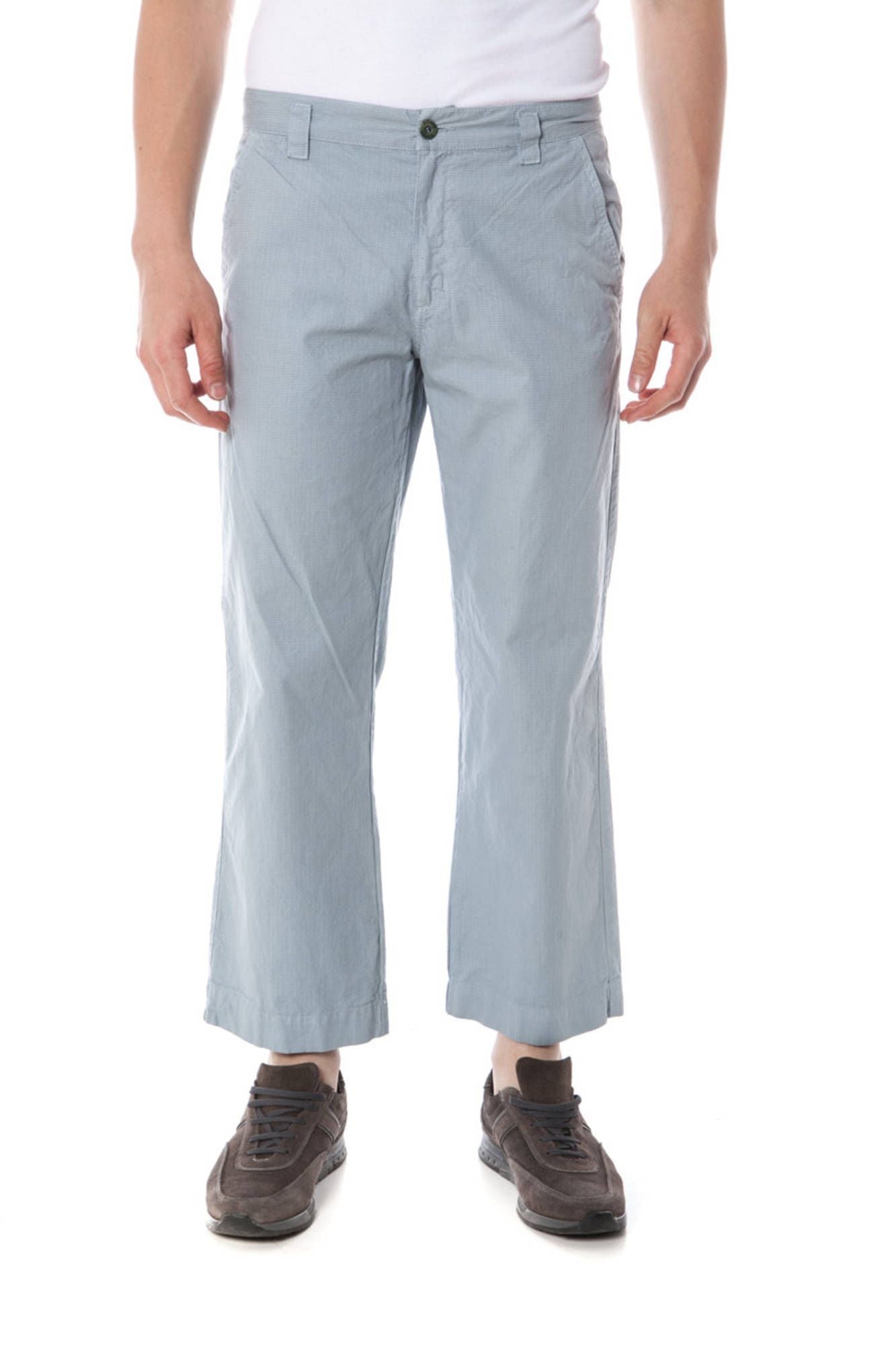 Light Blue Cotton Men Jeans