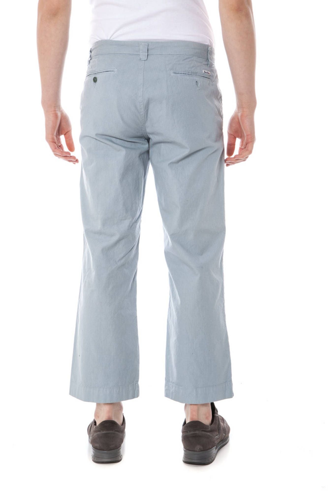 Light Blue Cotton Men Jeans