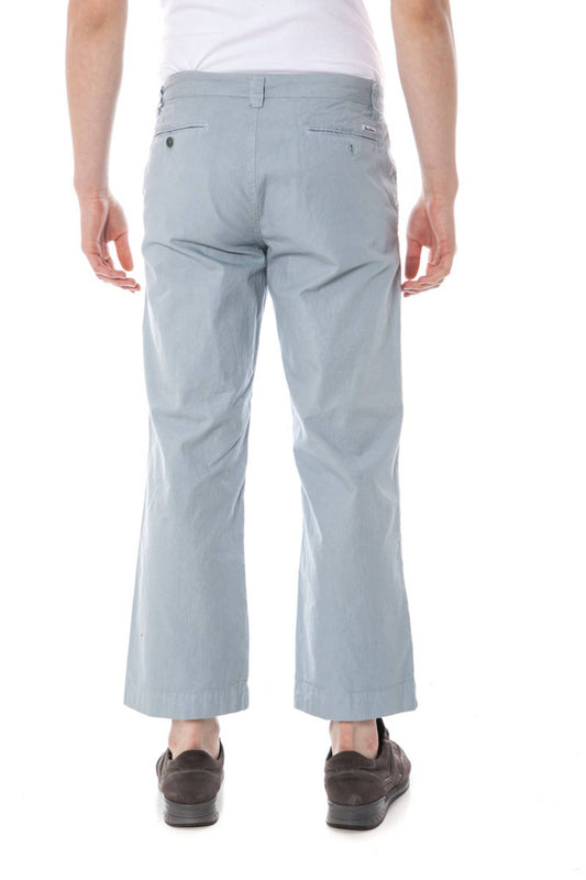 Light Blue Cotton Men Jeans