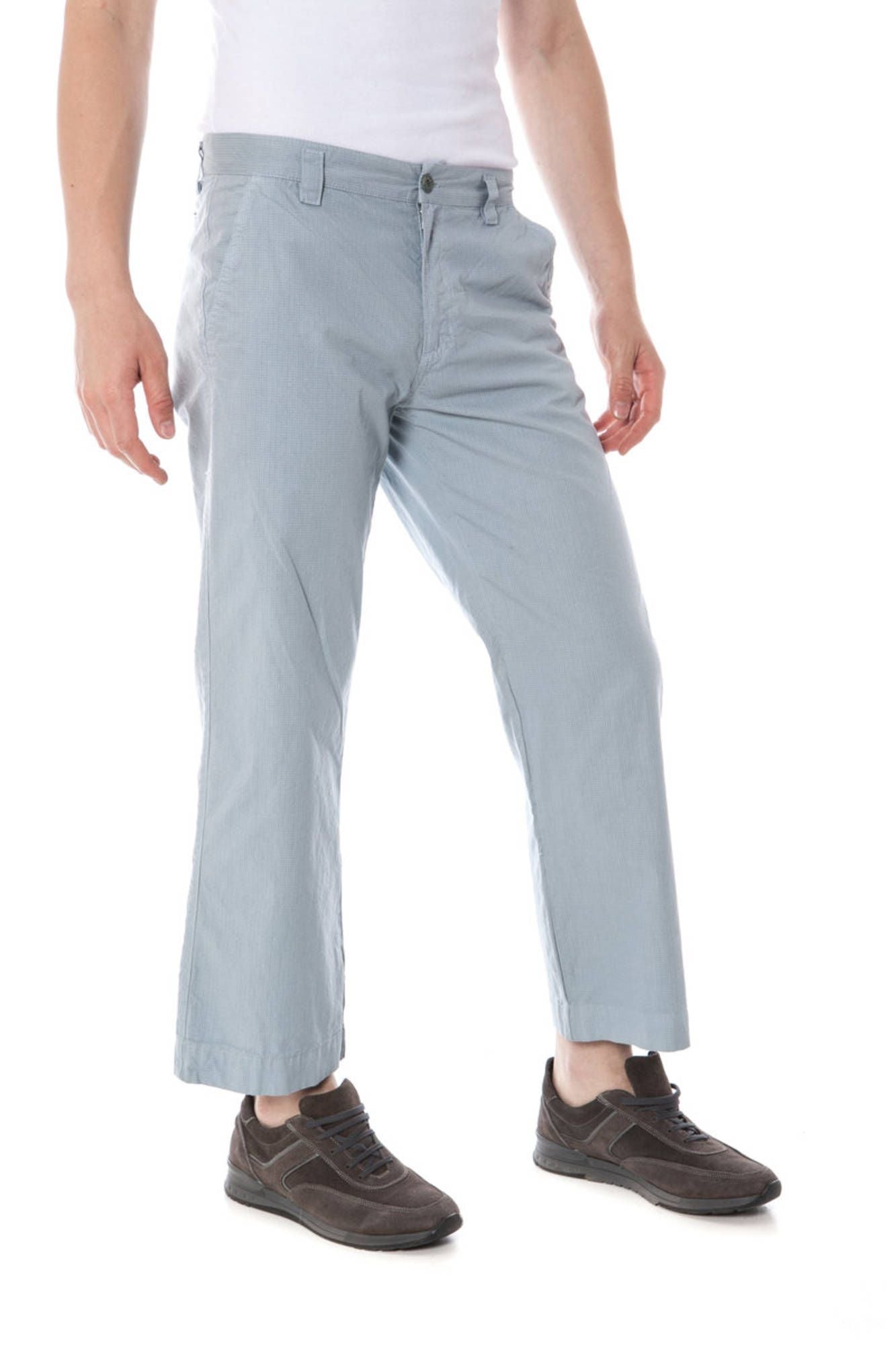 Light Blue Cotton Men Jeans