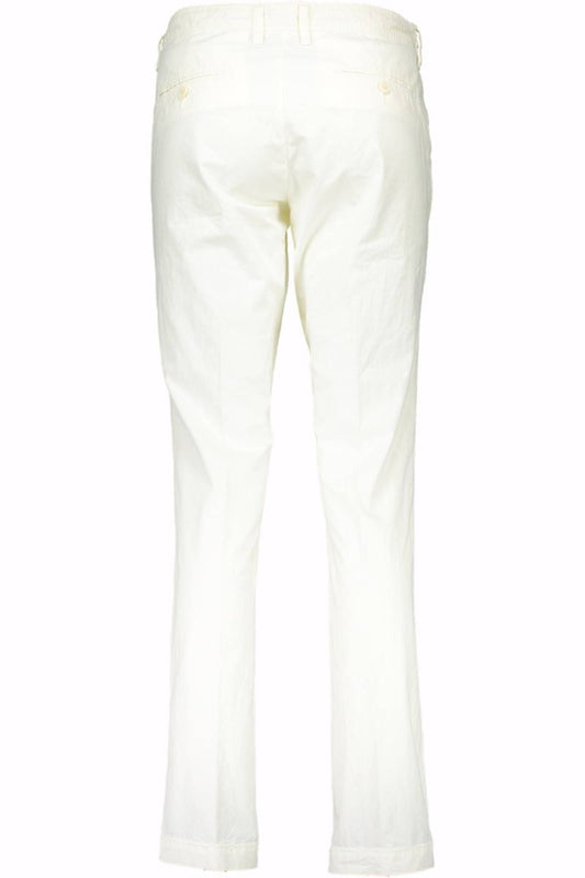 White Cotton Women Pant