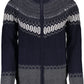 Blue Wool Men Sweater
