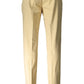 Beige Cotton Men Pants