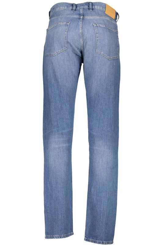 Blue Cotton Men Jeans