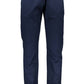 Blue Cotton Men Pants