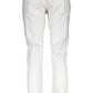 White Cotton Women Trouser