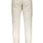 Beige Cotton Men Pant