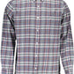 Blue Cotton Men Shirt