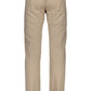 Beige Cotton Men Pant