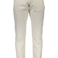 Beige Cotton Men Trouser