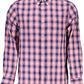 Blue Cotton Men Shirt
