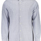 Blue Cotton Men Shirt
