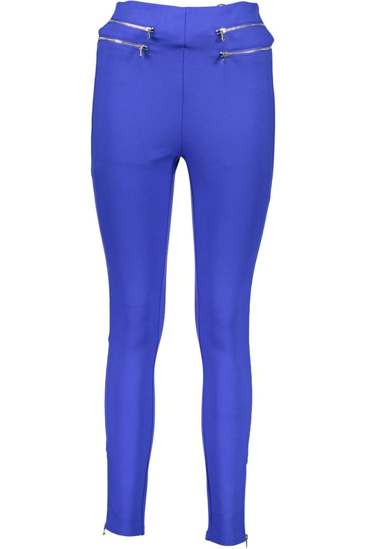 Blue Elastane Women Jeans