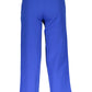 Blue Polyester Women Trouser