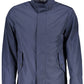 Blue Polyester Men's Jacket