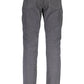 Gray Cotton Men Trouser