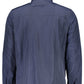 Blue Polyester Men's Jacket