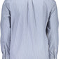 Blue Cotton Men Shirt
