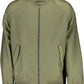 Green Polyester Men Jacket