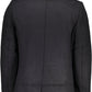 Black Polyester Men Jacket