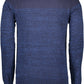 Blue Cotton Men Sweater