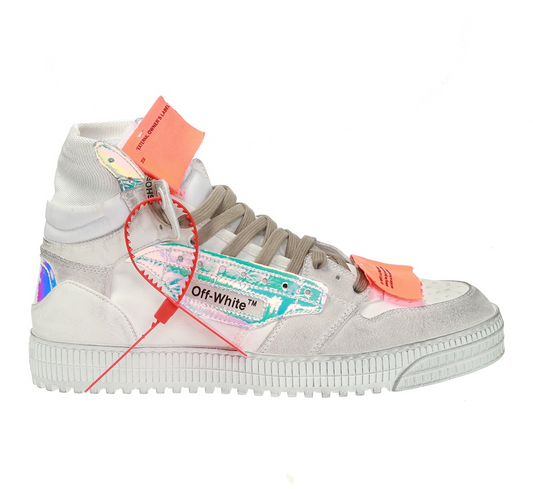 White Calfskin Men Sneaker